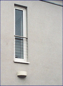 Fenster Geländer Edelstahl